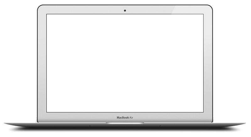 Laptop with target icon on black screen